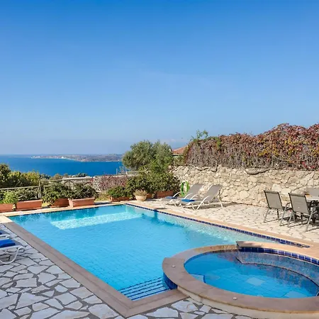 Lassi Seaview Private Pool Efrosini Short Walk To Centre Villa